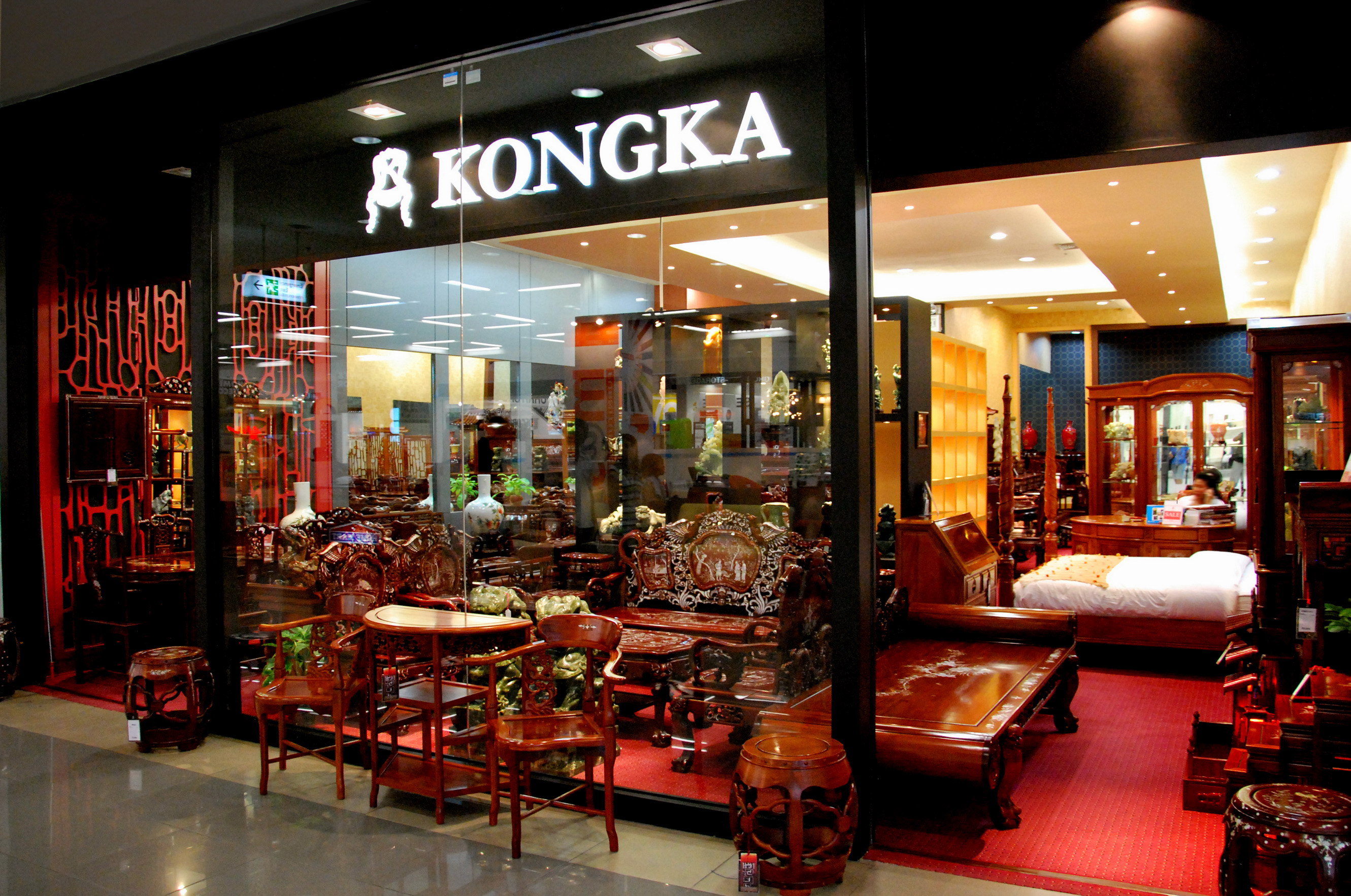 Kongka Chinese furniture งานออกแบบร้านค้า
