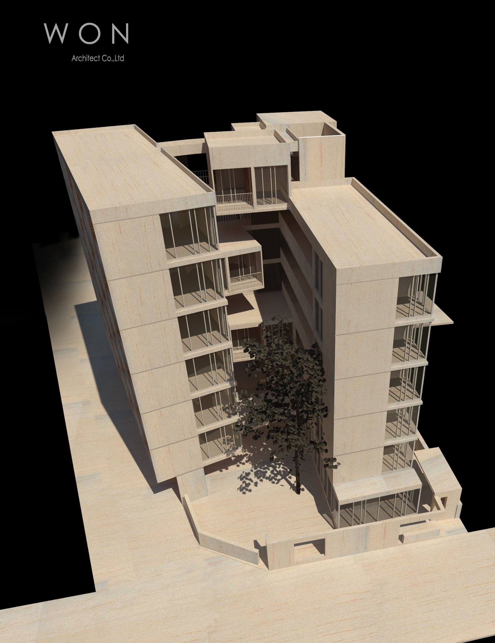 Rama VII Apartment W.O.N. Architect Co.,Ltd