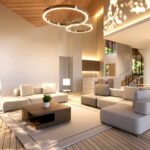 Pool villa interior minimal Scandinavian Thailand architect