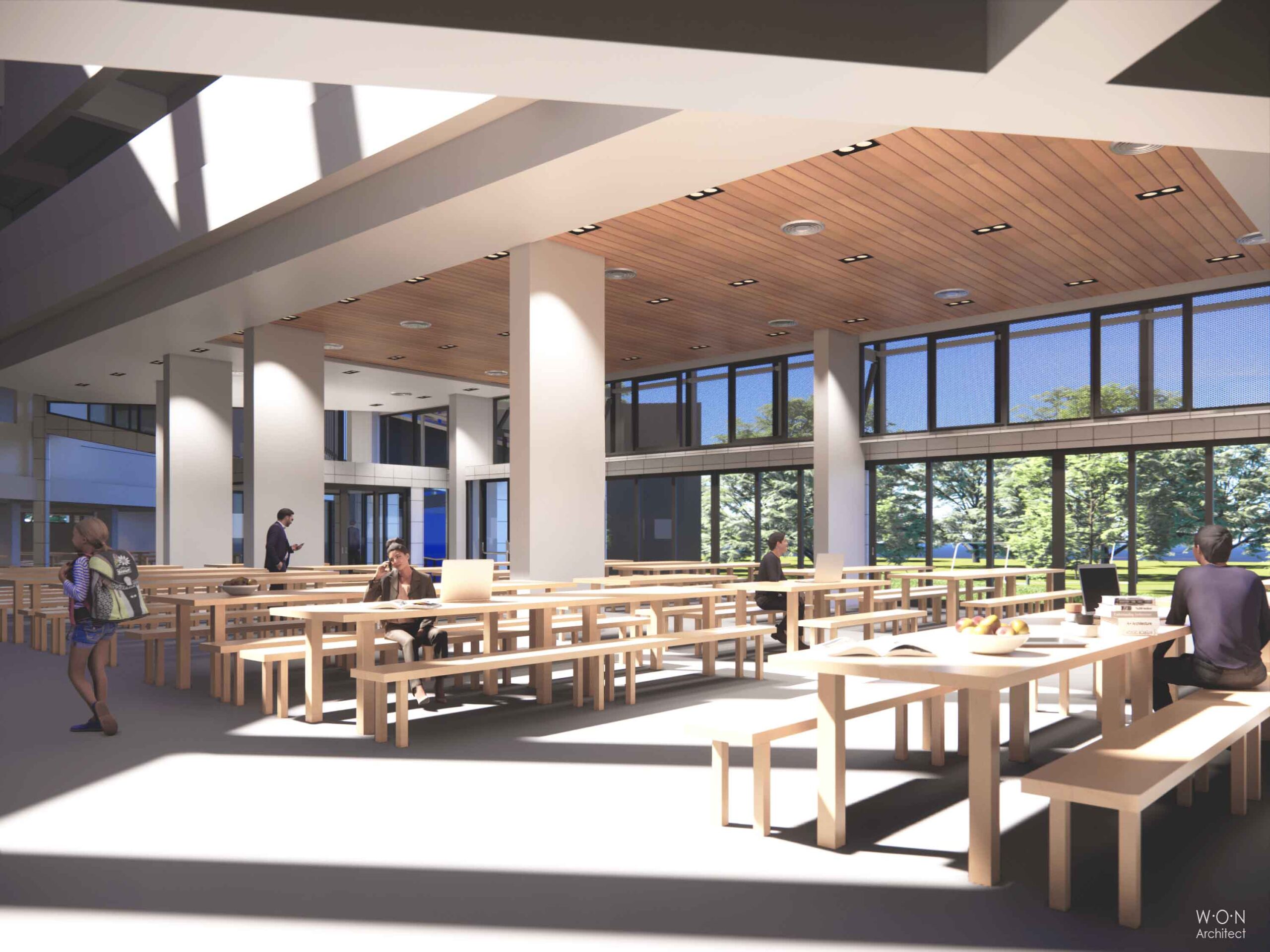 School Canteen Renovation Bangkok | รีโนเวทโรงเรียน โรงอาหาร