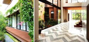 Terrace View green area -house design 