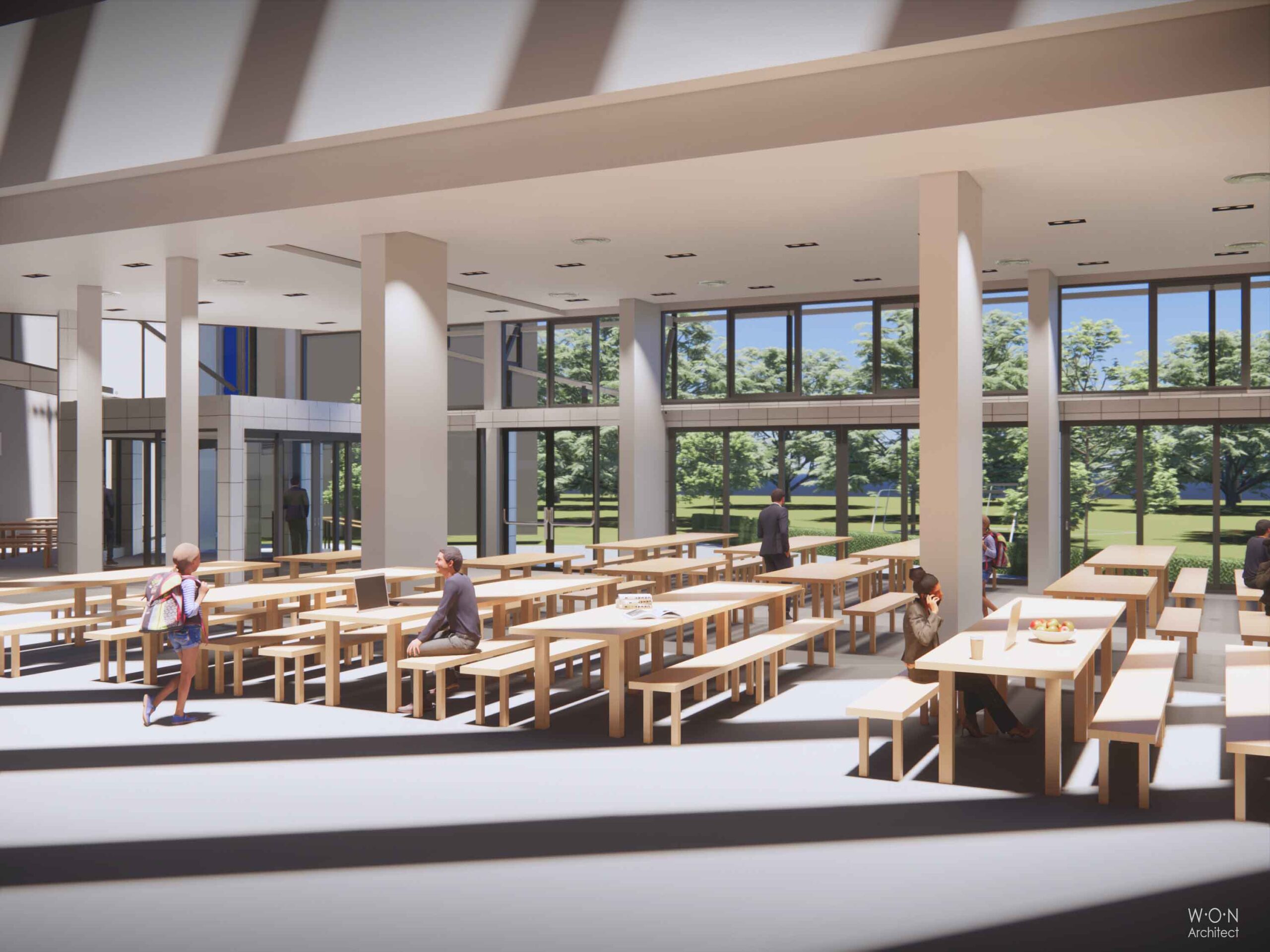 School Canteen Renovation Bangkok | รีโนเวทโรงเรียน โรงอาหาร